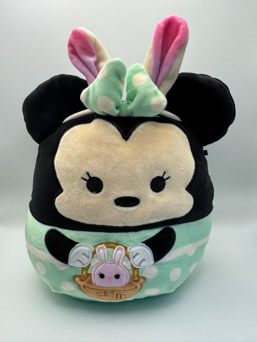 Disney Squishmallow Easter Bunny Minnie Mouse 8" Plush